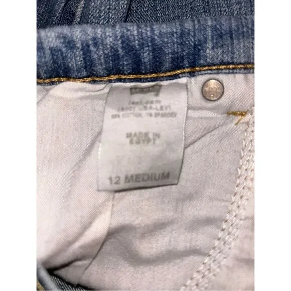 Levi's Women's Size 12 Medium Relaxed Boot Cut 550 Stretch Jeans - Picture 4 of 5